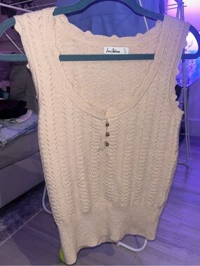 Sam Edelman Cable Knit Sweater Tank